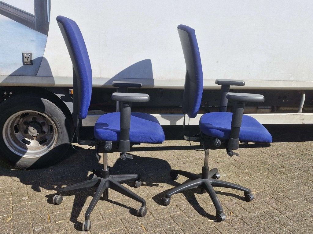 Schaffenburg Bureaustoel NPR 1813 Plus hoge rugleuning, Schaffenburg Office Furniture B.V., Blauw, Frontoffice@schaffenburg.nl