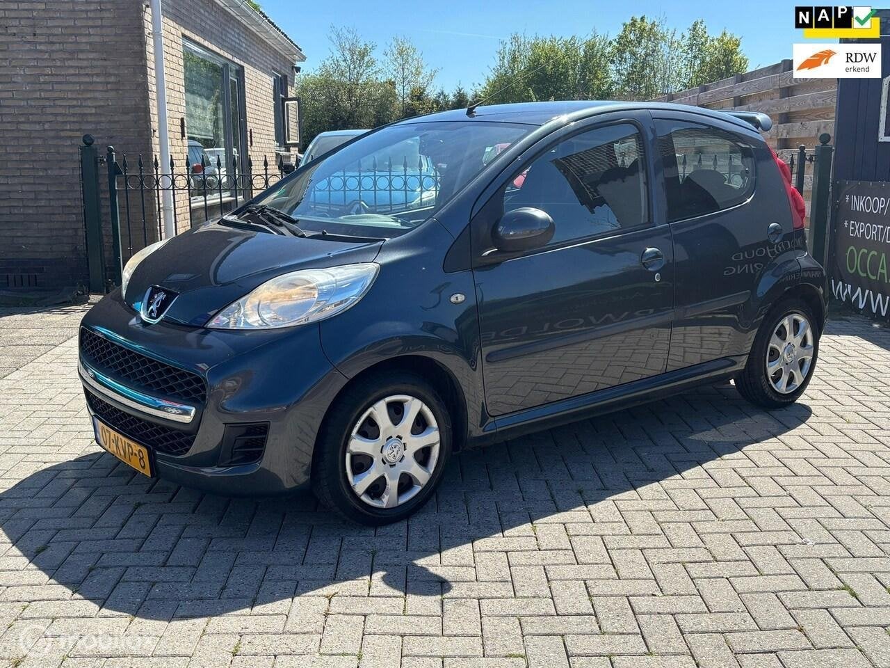 Peugeot 107 1.0-12V Sublime | 5drs | airco | nieuwe koppelin, Voorwielaandrijving, Gebruikt, 4 stoelen, 68 pk