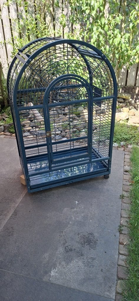 vogelkooi gebruikt., Dieren en Toebehoren, Ophalen, Gebruikt, Metaal, Vogelkooi
