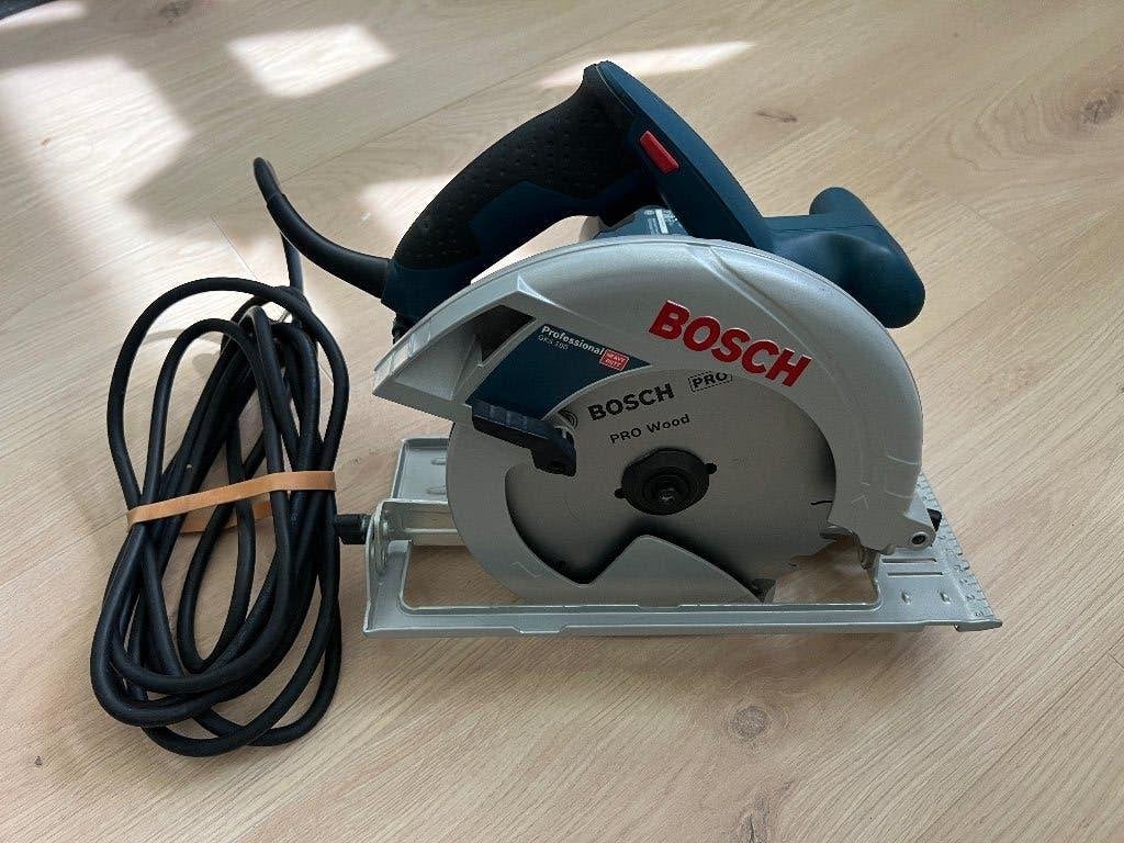 Bosch (blauw) GKS 190 cirkelzaag, Cirkelzaag, Ophalen of Verzenden, Zo goed als nieuw, 30 tot 70 mm