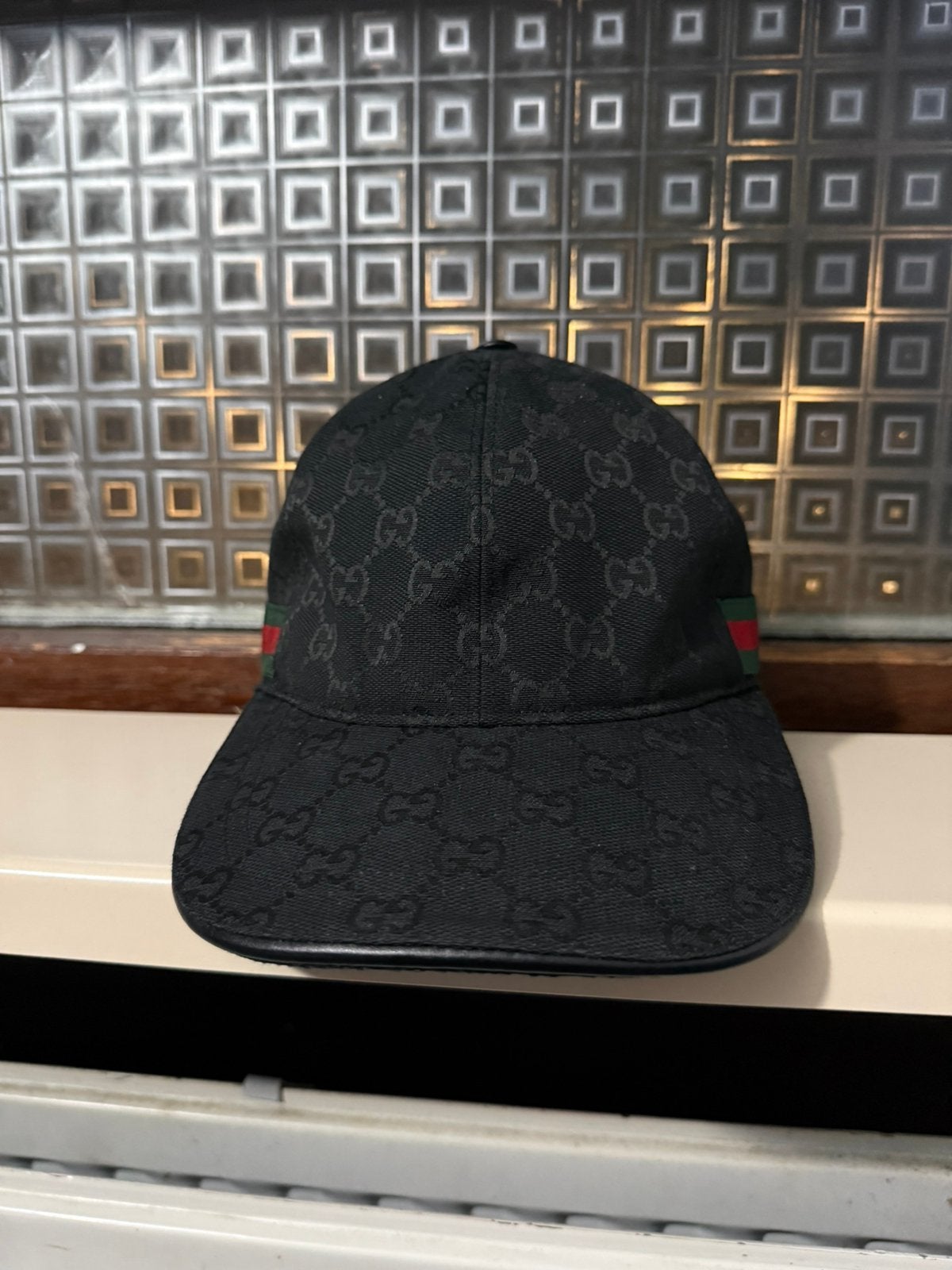 Gucci pet zwart, Kleding | Heren, Hoeden en Petten, Ophalen of Verzenden, Zo goed als nieuw