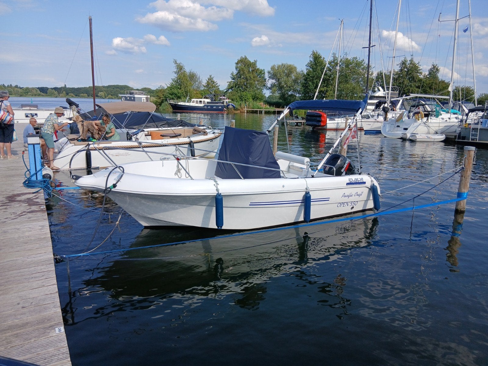 hele nette consoleboot ,115 pk  suzuki, dubbelasser trailer, Ophalen, Overige merken, 70 tot 120 pk, Buitenboordmotor