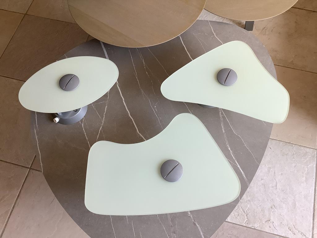 Foscarini Orbital Bit 2, 4 & 5 glazen wandlampen, Huis en Inrichting, Lampen | Vloerlampen, Ophalen, Zo goed als nieuw, Glas