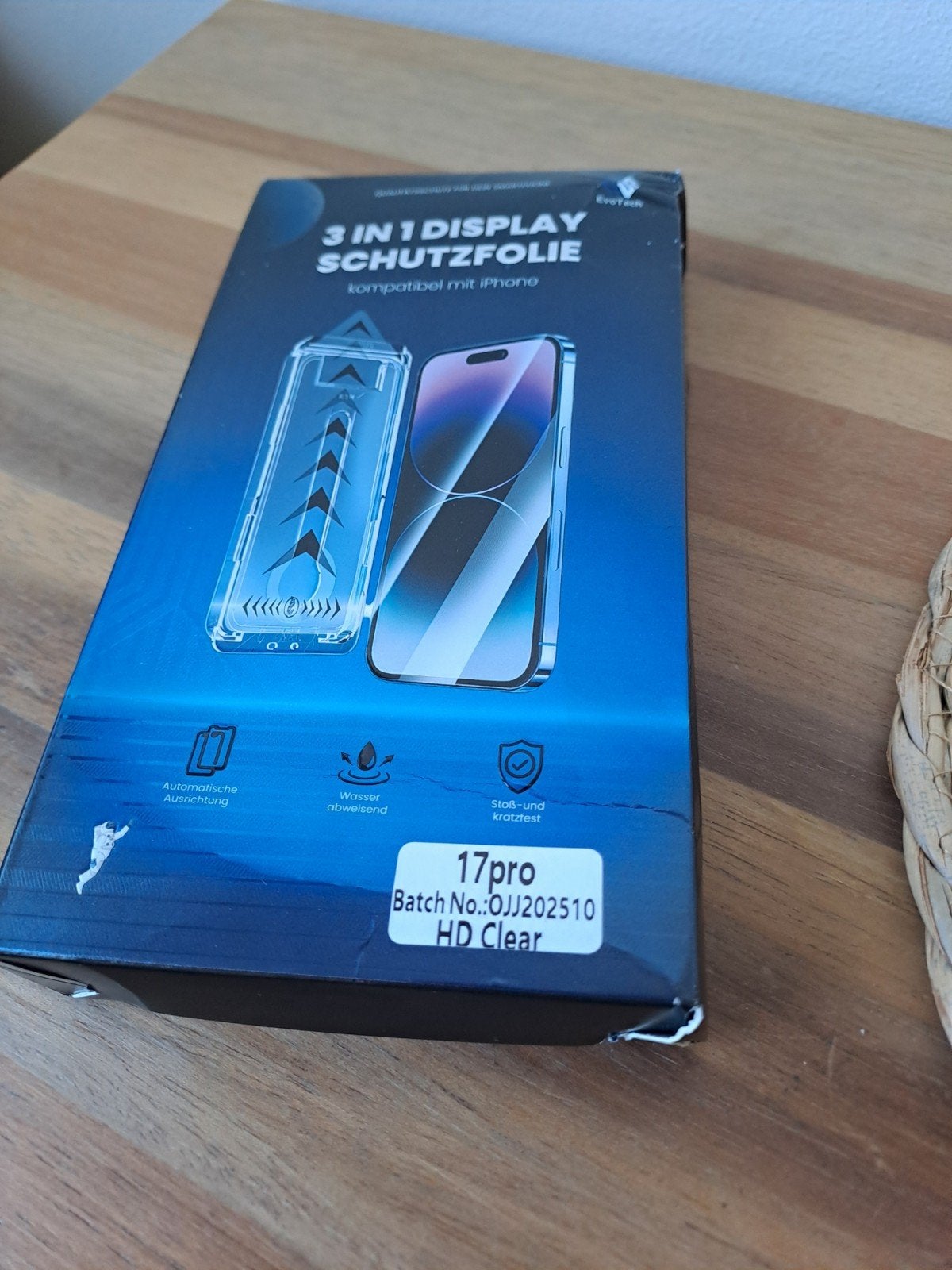 3-in-1 Display Beschermfolie voor iPhone 17 Pro, Ophalen, Nieuw, Bescherming, Apple
