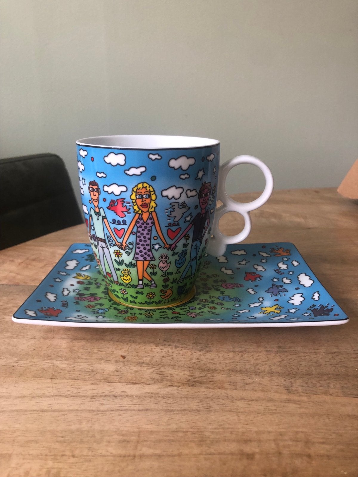 James Rizzi Goebel Artis Orbis kop en schotel, Ophalen of Verzenden, Zo goed als nieuw
