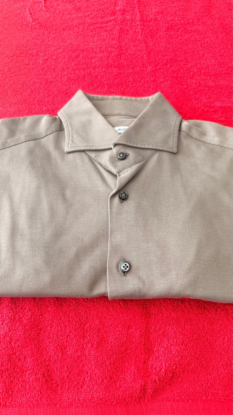 Emanuele Maffeis luxe handgemaakt, maat 41/16, nieuw !, Ophalen of Verzenden, Zo goed als nieuw, Beige, Halswijdte 41/42 (L)
