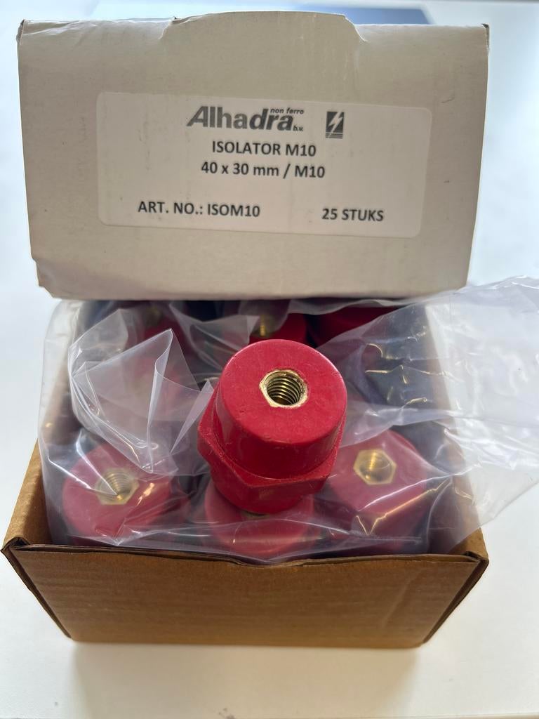 Alhadra Isolator M10 - 40x30mm (50 stuks), Ophalen of Verzenden, Nieuw, Overige typen