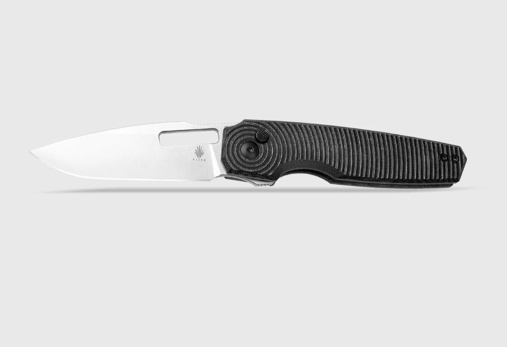 Kizer Dogfish | Nitro-V | Micarta | KizerV 3640A1, Ophalen of Verzenden, Zo goed als nieuw