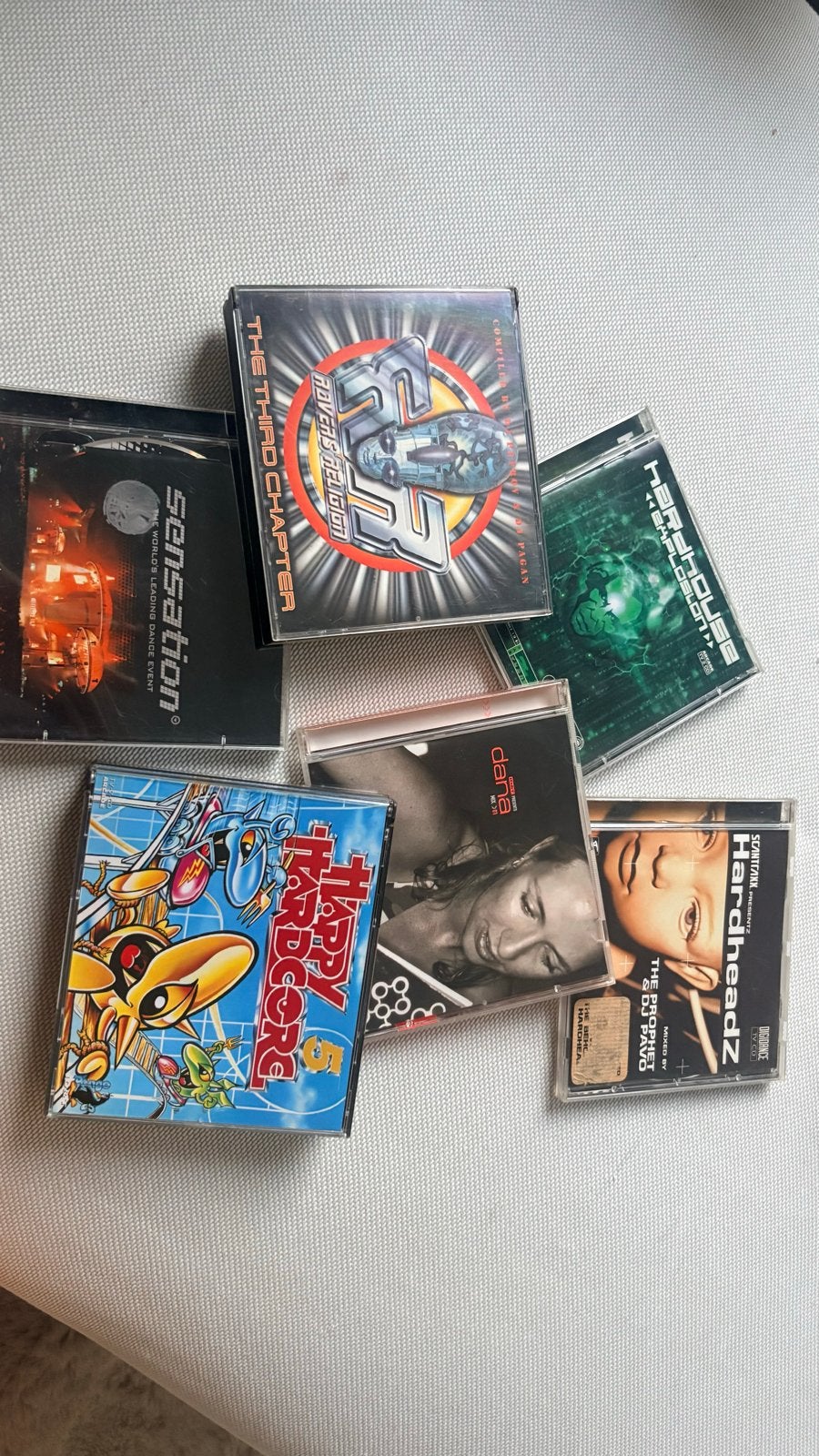 6 Happy Hardcore/Hardhouse CD's - Diverse Collectie, Ophalen, Gebruikt, Hardcore, Verzamelalbum