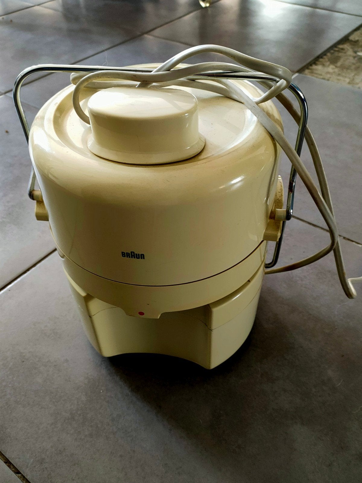 Vintage Braun sapcentrifuge - Werkt nog perfect!, Minder dan 1 liter, Ophalen, Gebruikt, 1 snelheid