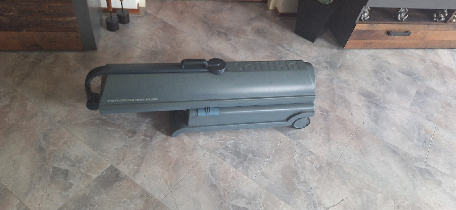Philips Sunmobile z.g.a.n. nieuwe lampen!!!, Ophalen, Gebruikt, Zonnebank enkelzijdig, Minder dan 10 lampen