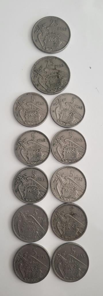 Te koop lotje met Spaanse munten, Ophalen of Verzenden