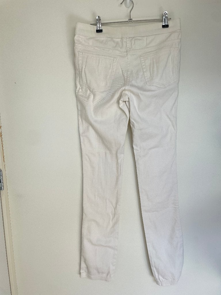 Repeat pull on jeans maat 36 recht creme gebroken wit, Repeat, Wit, Lodenfrey Park – Haus X Osterwaldstrasse 10 80805 München DE