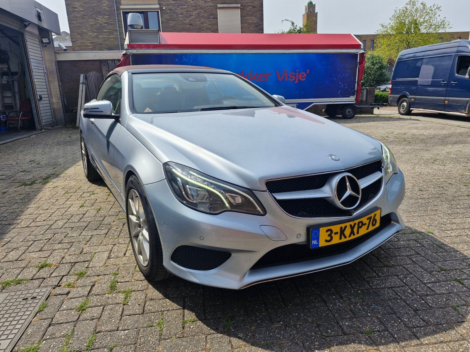 Mercedes-Benz E-Klasse E250 Cabrio A7 2013 Grijs, Auto's, Automaat, 1800 kg, 4 cilinders, Cabriolet