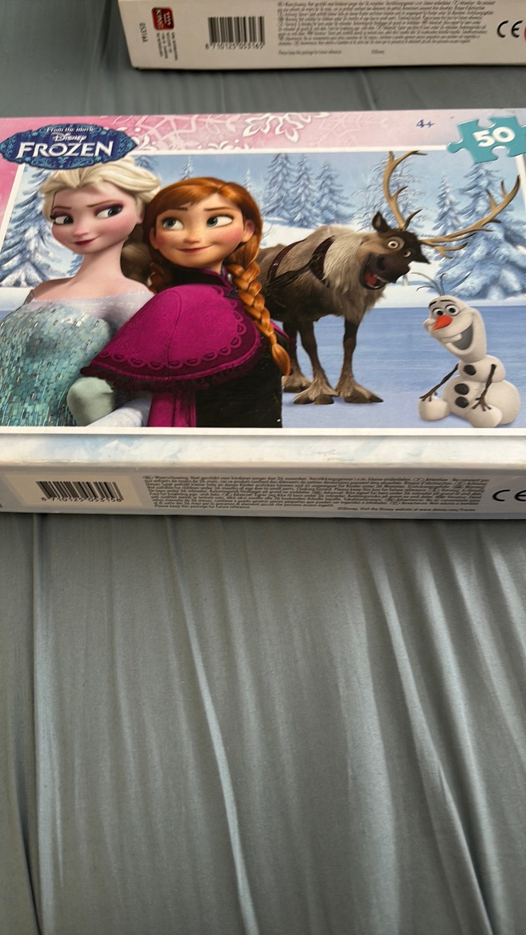 Frozen puzzel 50 stukjes, Ophalen, 10 tot 50 stukjes, Zo goed als nieuw, 4 tot 6 jaar