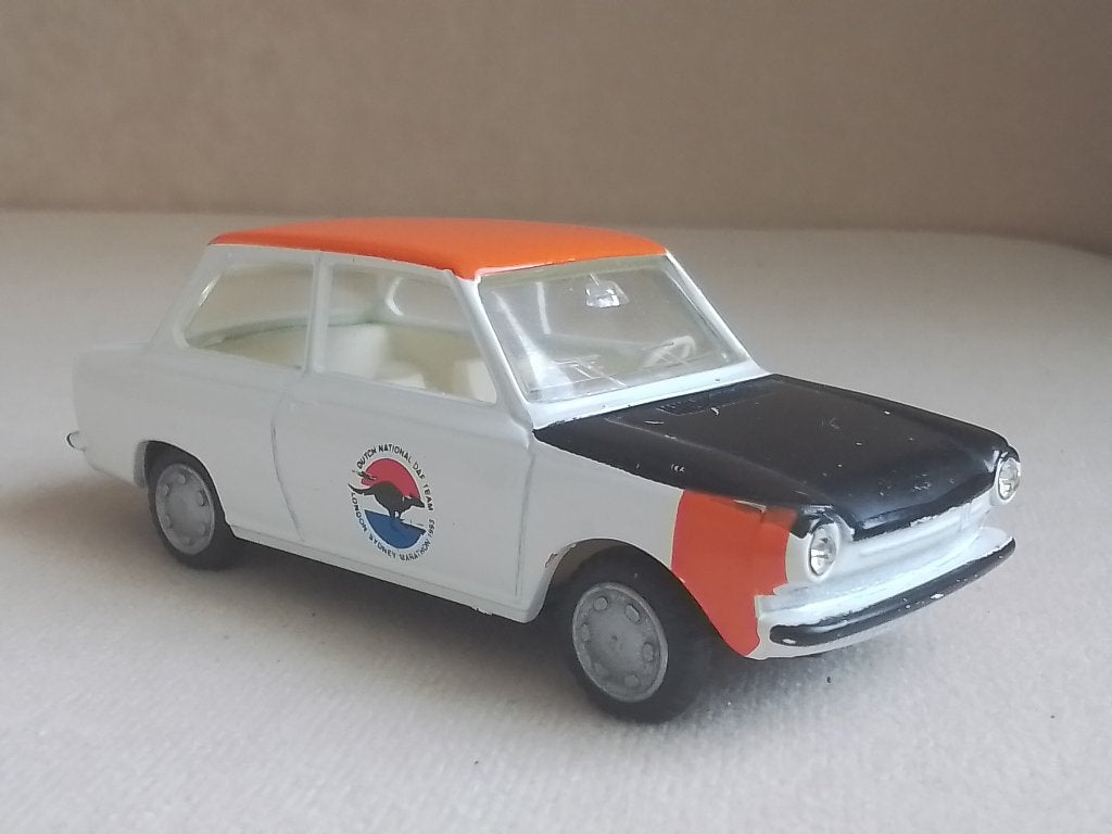 Lion car Daf 46 Variomatic London-Sydney Marathon Lion toys, Ophalen of Verzenden, Zo goed als nieuw, Auto, Lion Toys