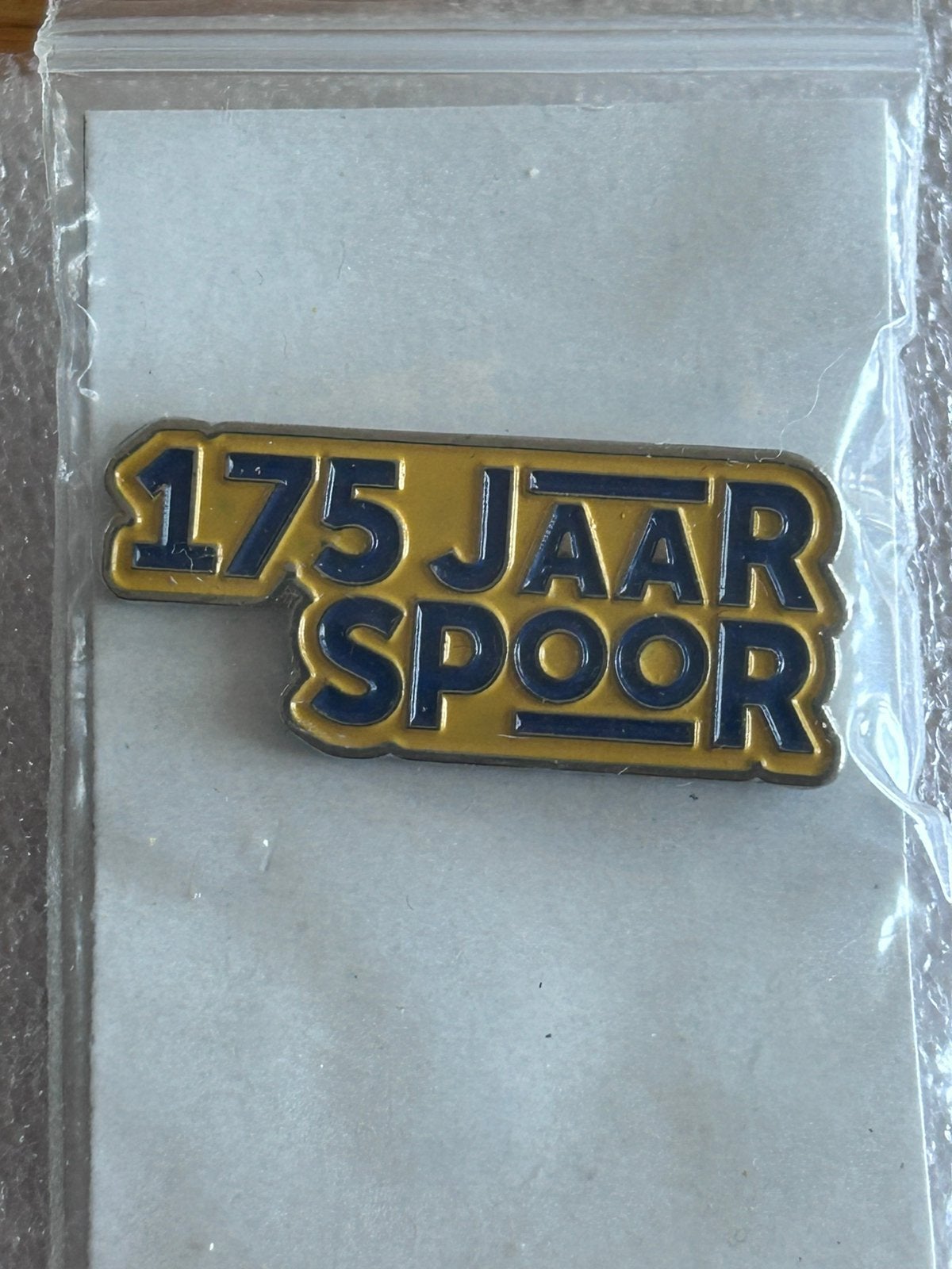 Pin ns 175 jaar spoor, Verzamelen, Speldjes, Pins en Buttons, Ophalen of Verzenden, Nieuw, Transport, Speldje of Pin
