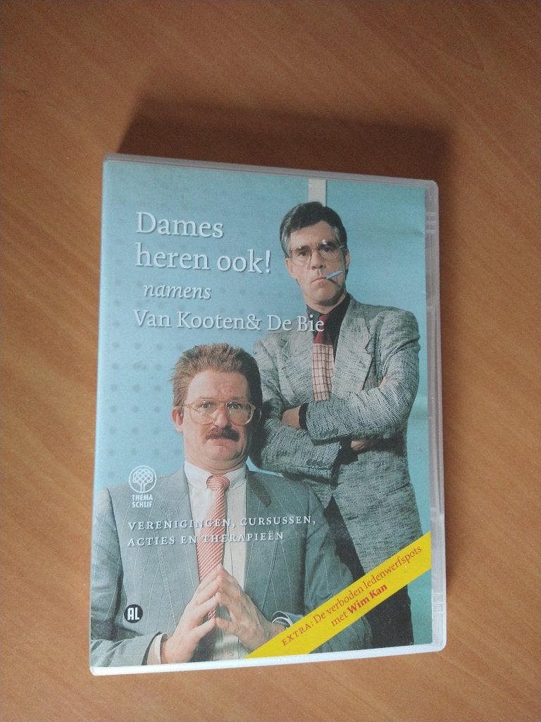 DVD Dames heren ook! namens Van Kooten & De Bie, Stand-up of Theatershow, Alle leeftijden, Zo goed als nieuw, Ophalen of Verzenden