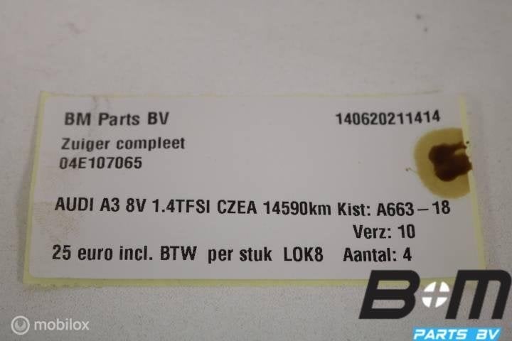 Zuiger compleet Audi A3 8V 1.4 TFSI CZEA 04E107065, Gebruikt