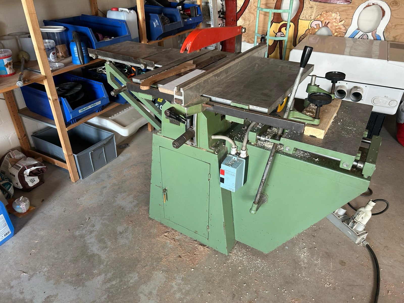 Flottjet 2000 Zaagmachine met Langgatboor - Friedr. Aug. Arn, Ophalen, Gebruikt, 70 mm of meer, Overige typen