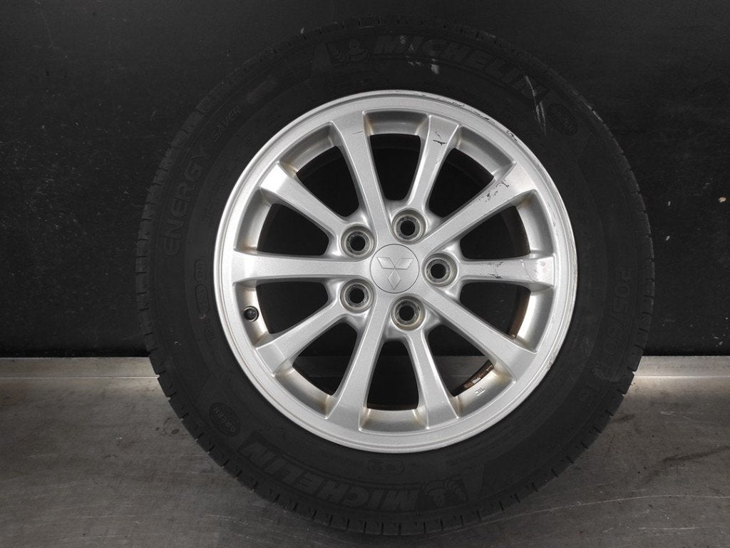 Velgen set + banden Mitsubishi Lancer (205-60-R16), Gebruikt, 16 inch, Band(en), Personenwagen