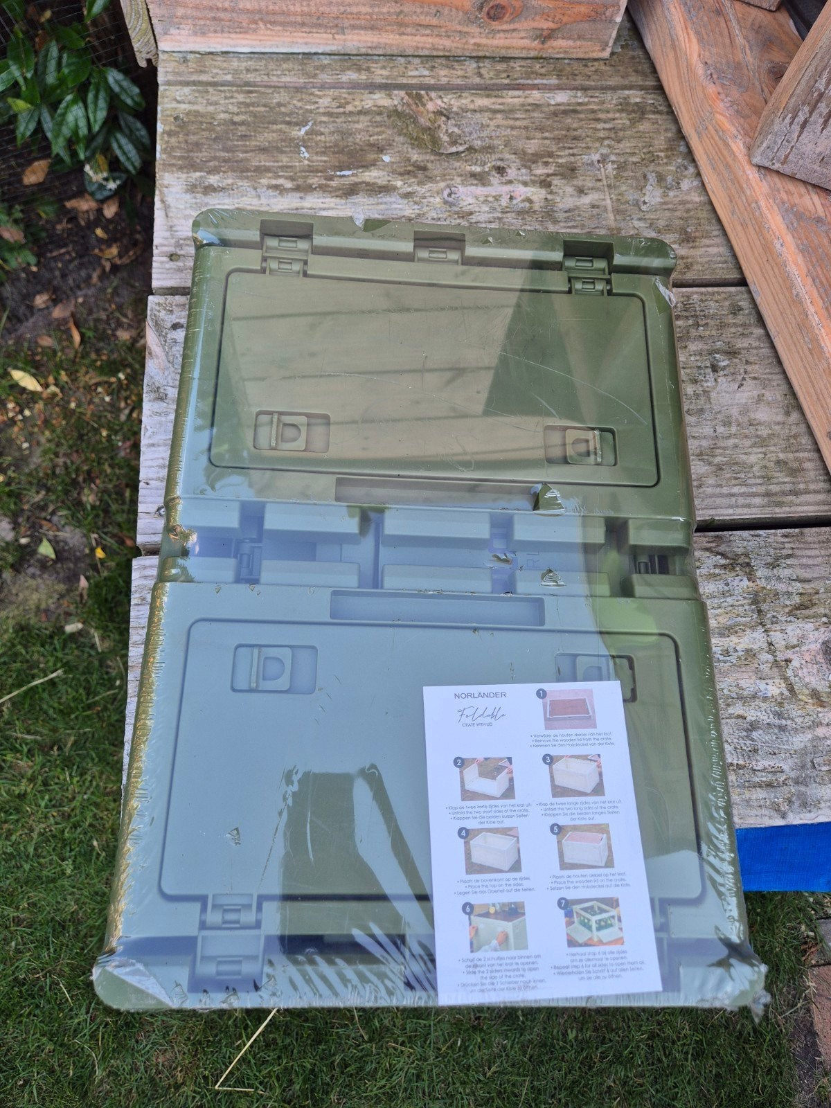 Nieuwe opvouwbare koel krat, nooit gebruikt, Nieuw, Minder dan 50 cm, Ophalen of Verzenden, 5 – 50