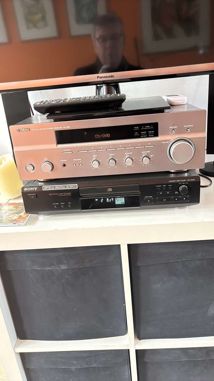 Yamaha RX-397 receiver 2x50 watt., Ophalen, Yamaha, Minder dan 60 watt, Gebruikt