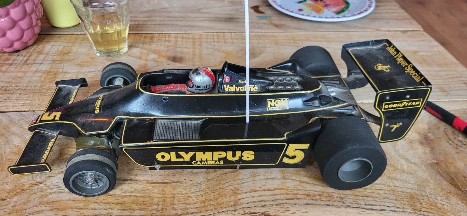 Vintage Tamiya John Player Special Lotus RC Auto, Hobby en Vrije tijd, Ophalen of Verzenden, Gebruikt, Elektro, Auto onroad