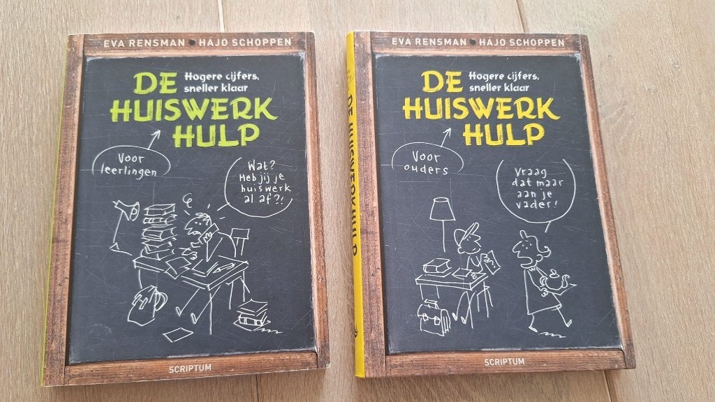De huiswerkhulp voor ouders en leerlingen (2 boeken), Ophalen, Zo goed als nieuw, Scriptum