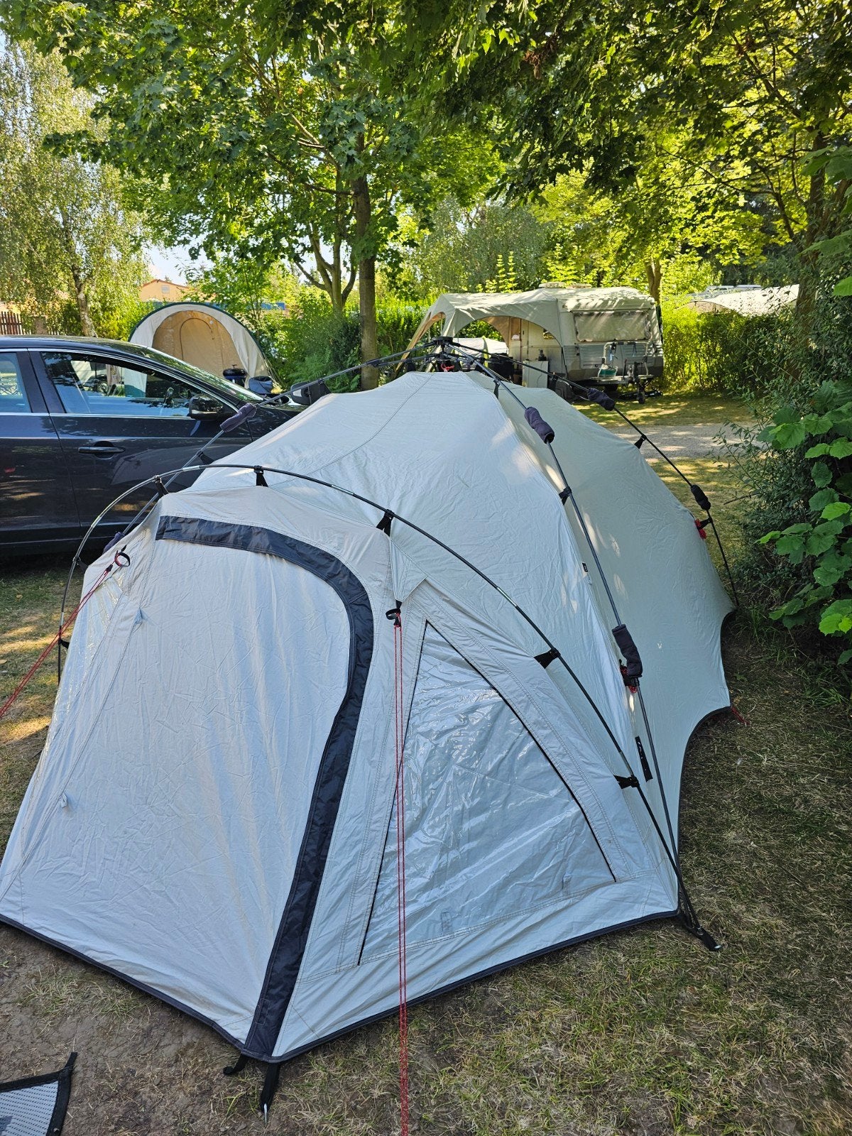 Qeedo quick-oak paraplutent - Dark Series, Ophalen of Verzenden, Gebruikt, Tot en met 3