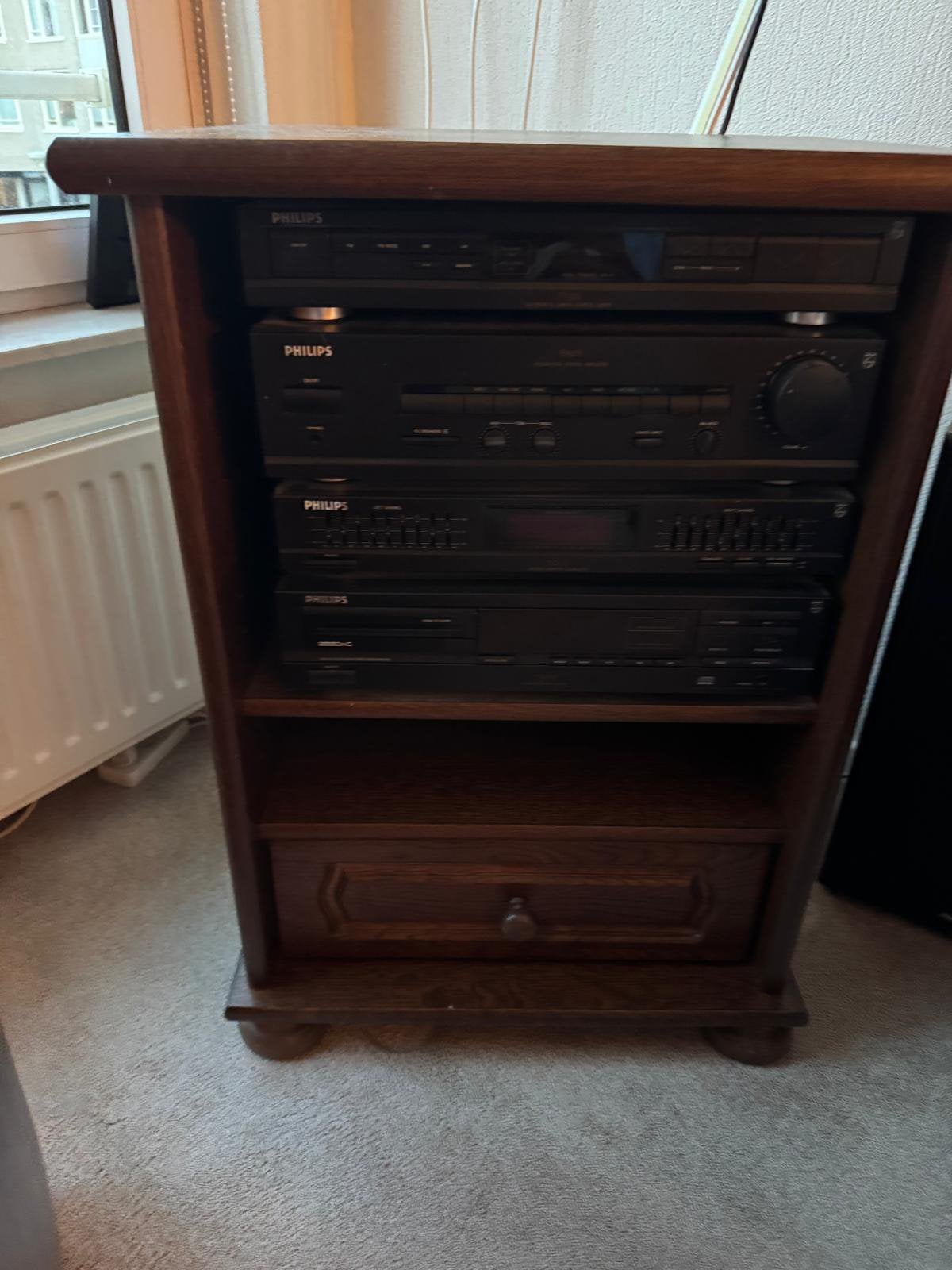 Antieke radio kastje, Ophalen, Gebruikt, Minder dan 45 cm, 70 cm of meer
