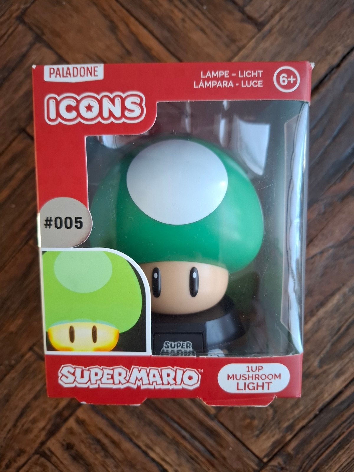 Paladone Super Mario 1Up Mushroom Icon Light (#005), Ophalen of Verzenden