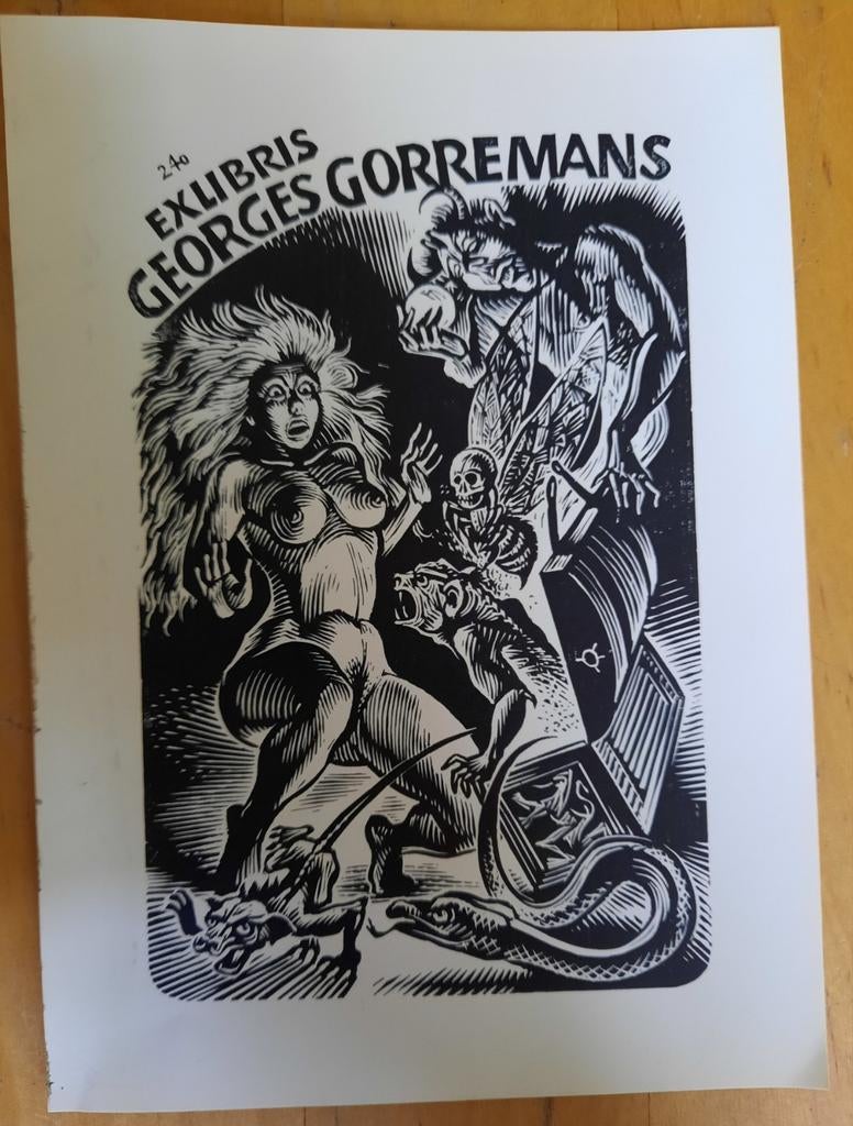 GEORGES GORREMANS - EX LIBRIS, Ophalen of Verzenden