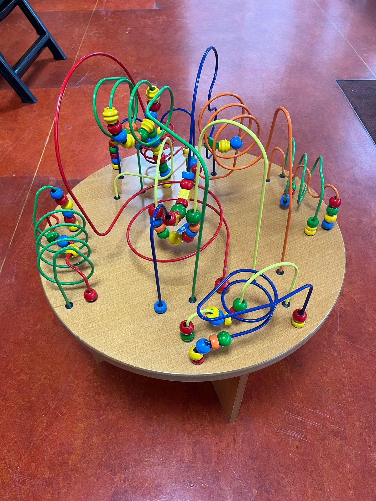 Grote kralen spiraal tafel voor kinderen, Ophalen, Gebruikt, Overige typen