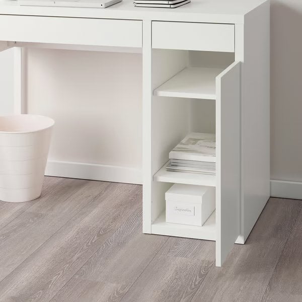 IKEA MICKE bureau wit, Ophalen, 105 cm, Demontabel, Zo goed als nieuw