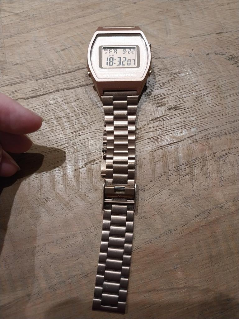 Casio Water Resist 5 Bar Illuminator Polshorloge, Overige merken, Staal, Gebruikt, Staal