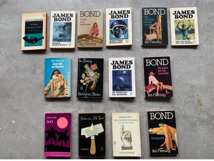 JAMES BOND - 007. - 9 titels - IAN FLEMING uitg.1965-1981, Ophalen of Verzenden, Zo goed als nieuw
