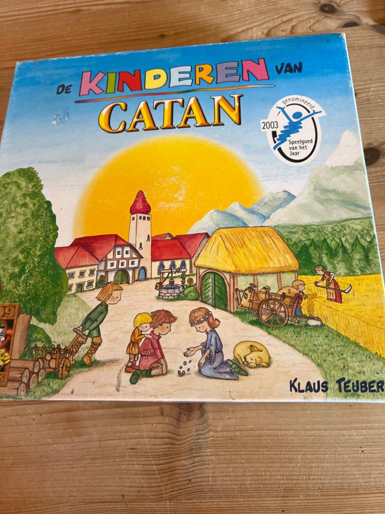 De Kinderen van Catan - Bordspel, Hobby en Vrije tijd, Gezelschapsspellen | Bordspellen, Drie of vier spelers, Ophalen of Verzenden