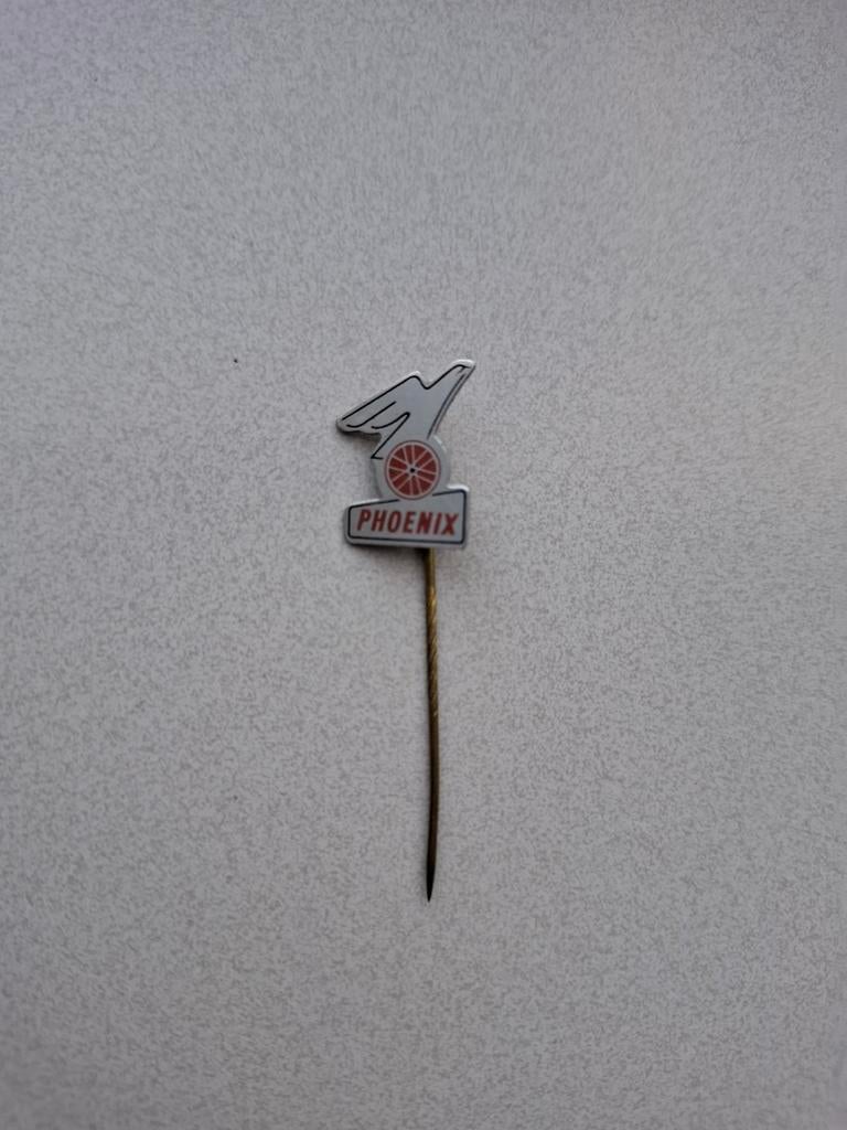 Vintage speldje pin prikker steekspeld Phoenix fietsen, Ophalen of Verzenden