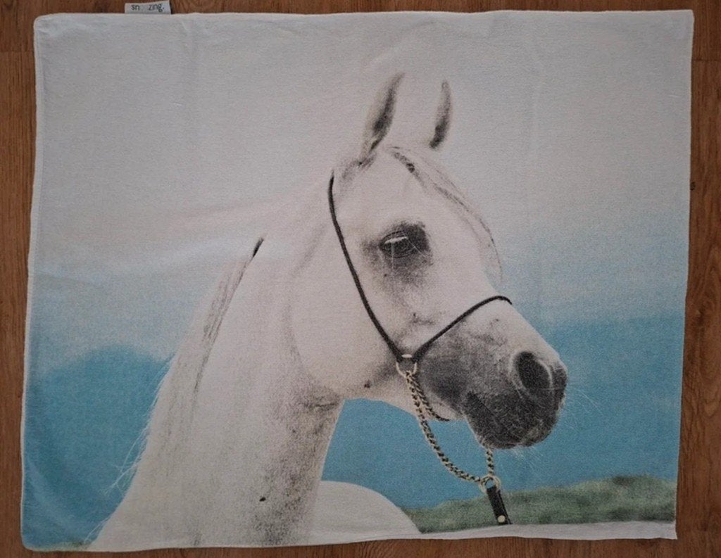 Dekbedovertrek Snoozing 140x200 met kussenslop 60x70, Meisje, Wit, Ophalen of Verzenden, Zo goed als nieuw