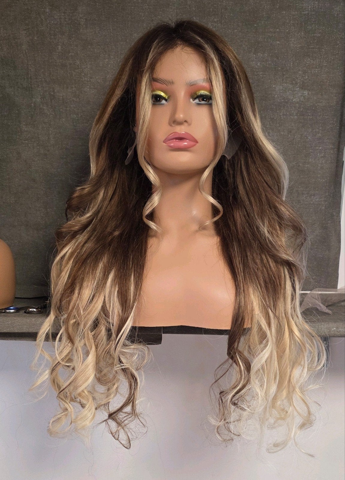 lace wig echt haar, Ophalen of Verzenden, Nieuw, Pruik of Haarverlenging