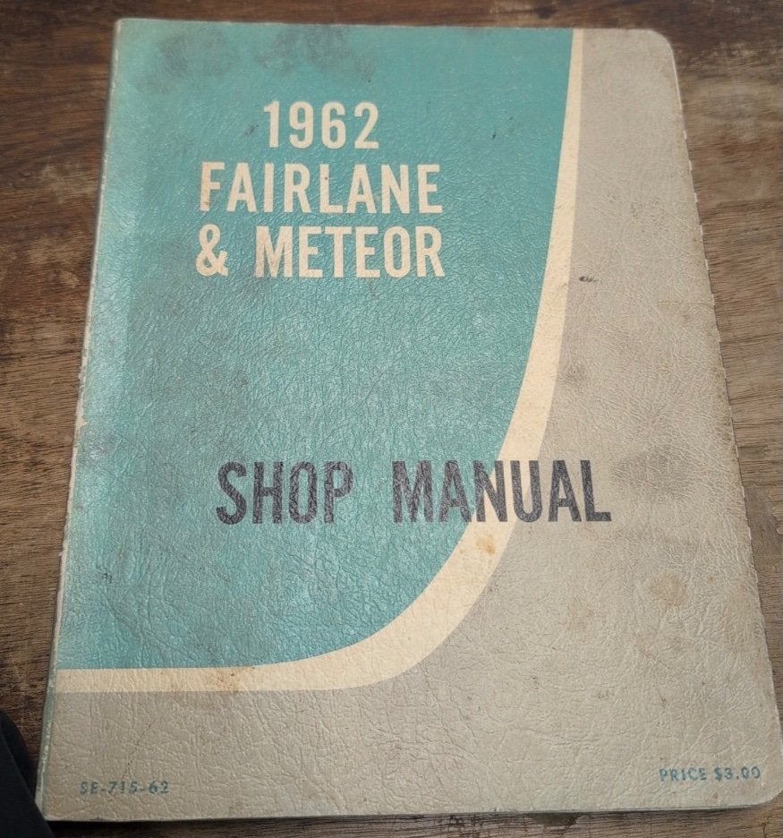 werkplaats handboek Ford Fairlane ,meteor, Ophalen of Verzenden, Gelezen, Tractor en Landbouw