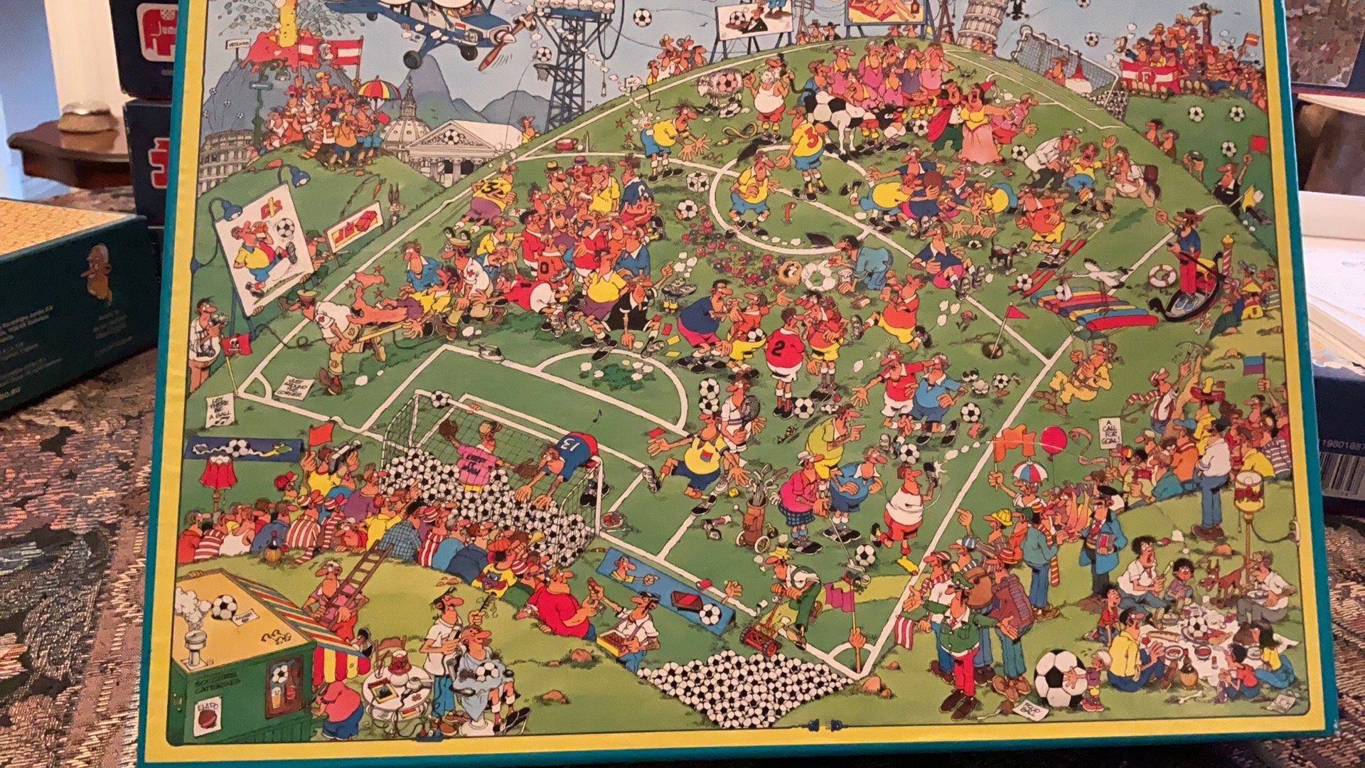 J v haasteren puzzel 500 st. Voetbal, Ophalen of Verzenden, 500 t/m 1500 stukjes, Zo goed als nieuw