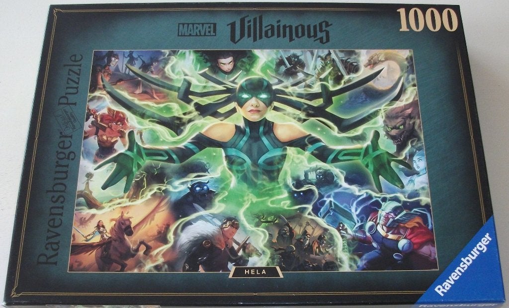 Puzzel *** MARVEL VILLAINOUS HELA *** 1000 stukjes, Ophalen of Verzenden, 500 t/m 1500 stukjes, Zo goed als nieuw, Legpuzzel