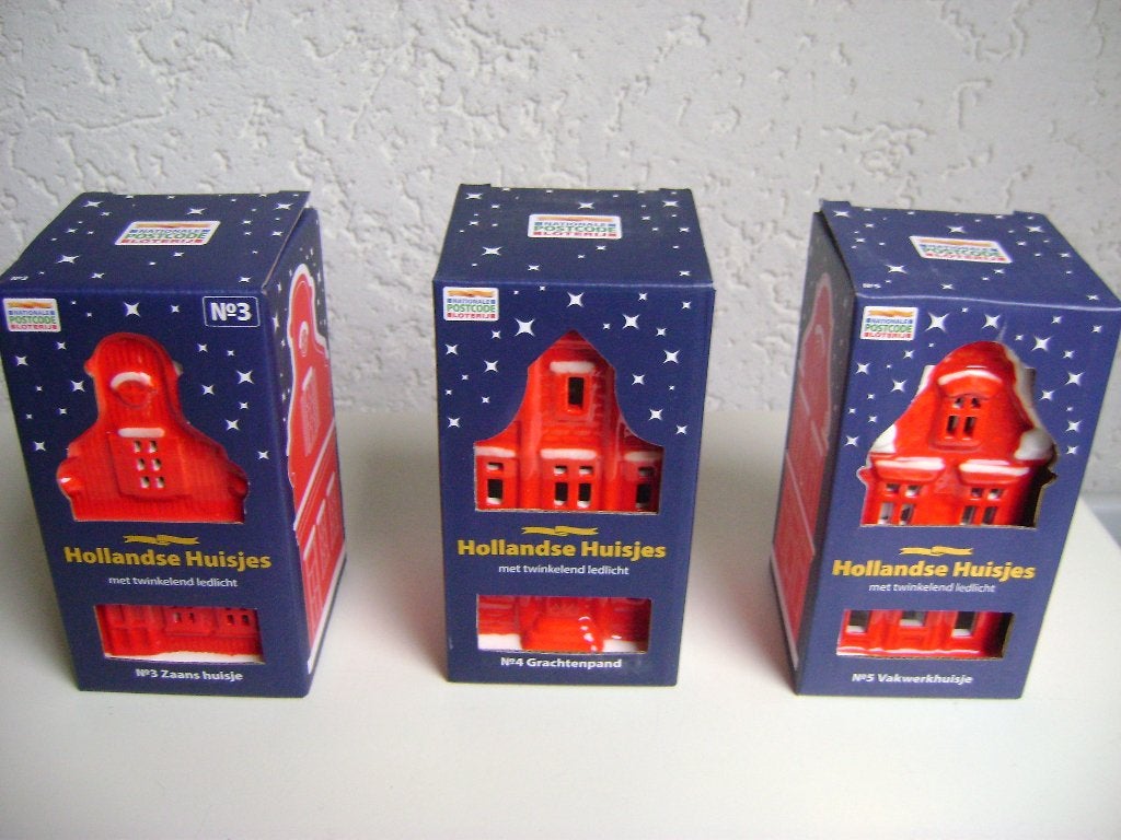 ah hollandse huisjes nr 3/4/5/en 8 en met 3huisjes hangers, Ophalen of Verzenden, Nieuw