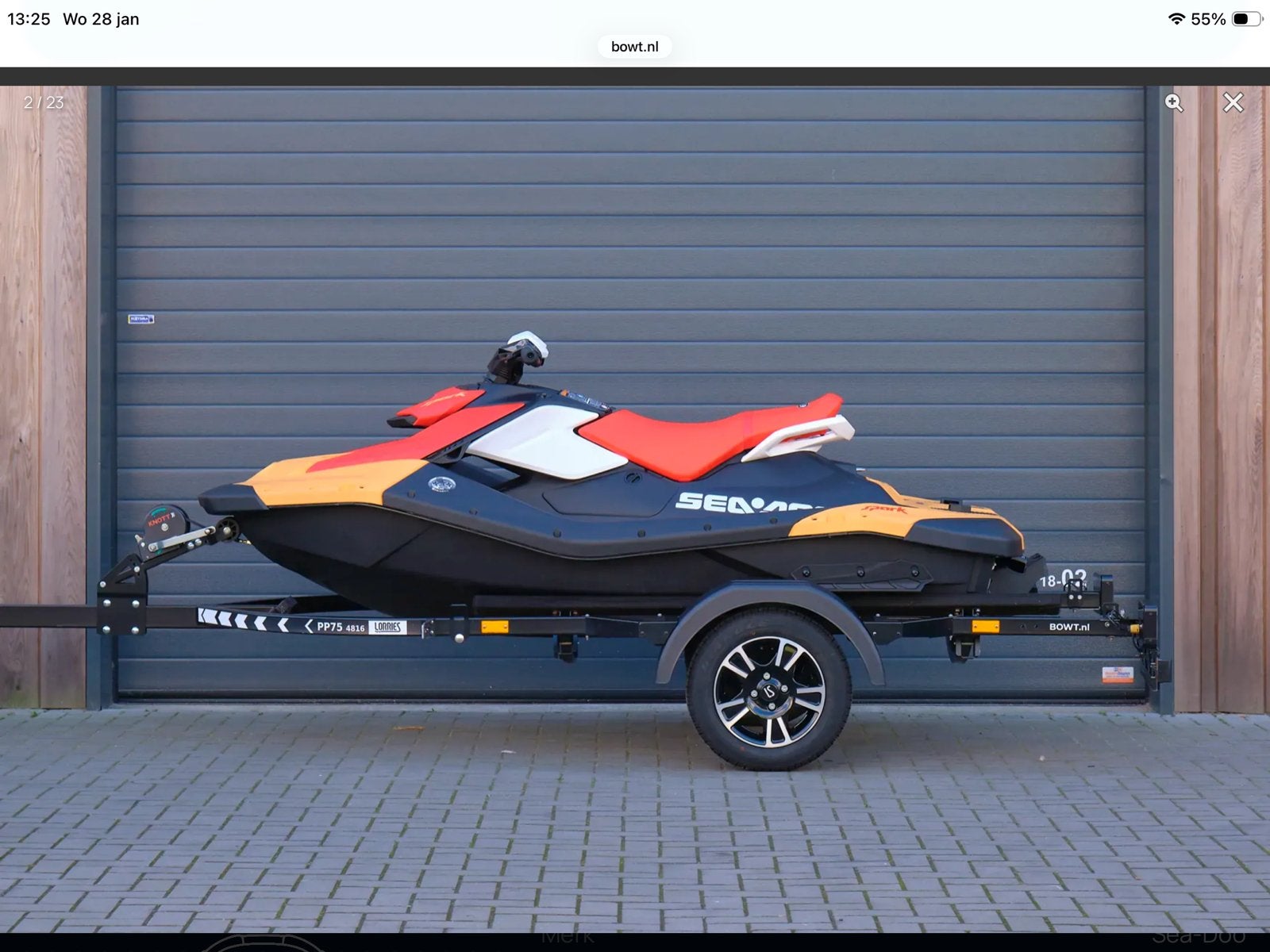Seadoo Spark 2UP 120 PK - 2026 - IBR - 24 vaaruren!, Watersport en Boten, Ophalen, Zo goed als nieuw, Benzine, 120 tot 200 pk
