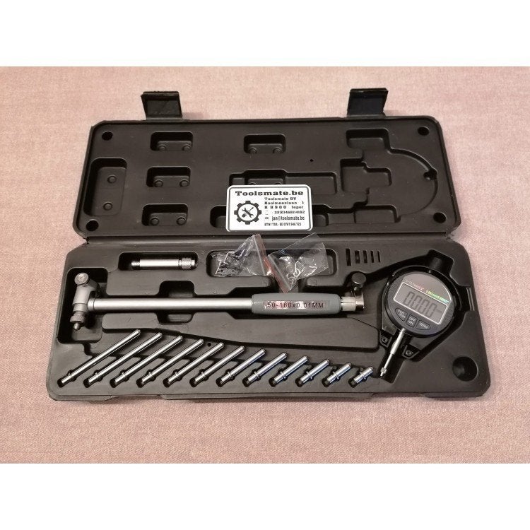 Digitale binnen micrometer 50 - 160 mm cilinder slijtage tes, Ophalen of Verzenden, Nieuw
