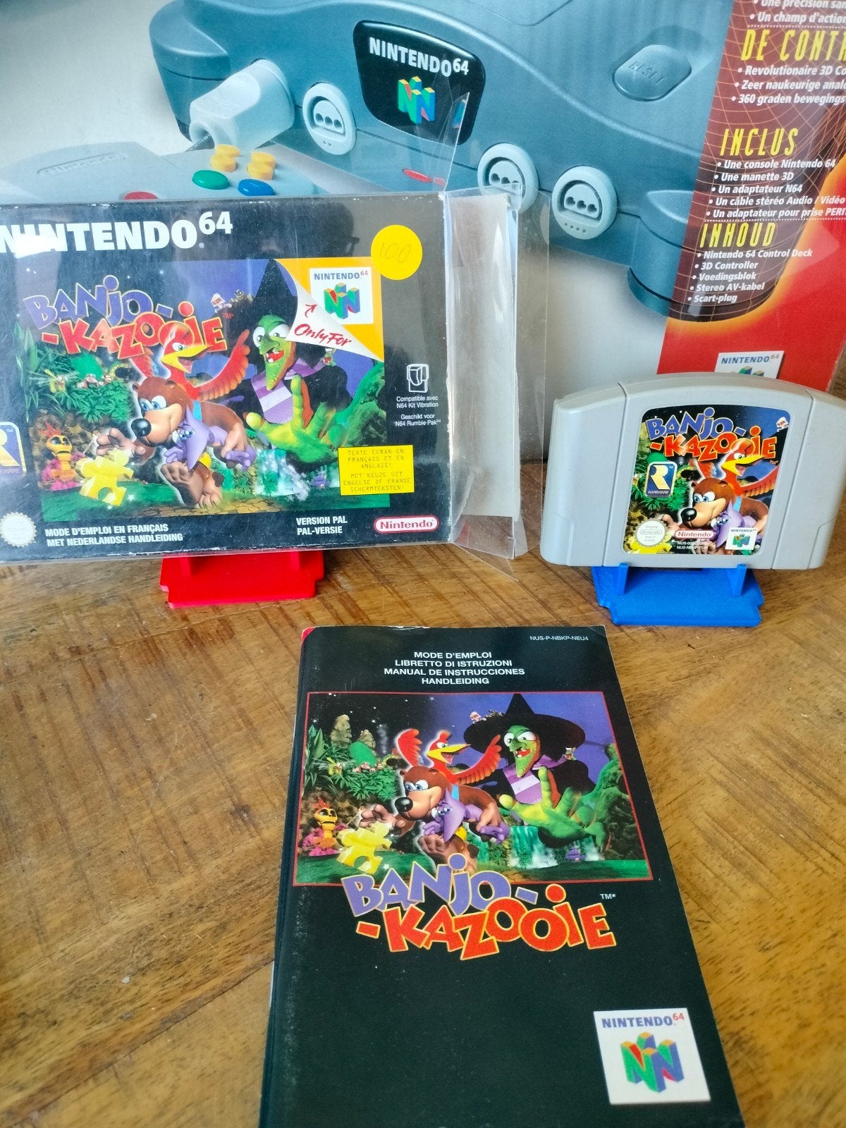 Banjo-Kazooie N64 - Compleet met doos en handleiding, Spelcomputers en Games, Games | Nintendo 64, Ophalen of Verzenden