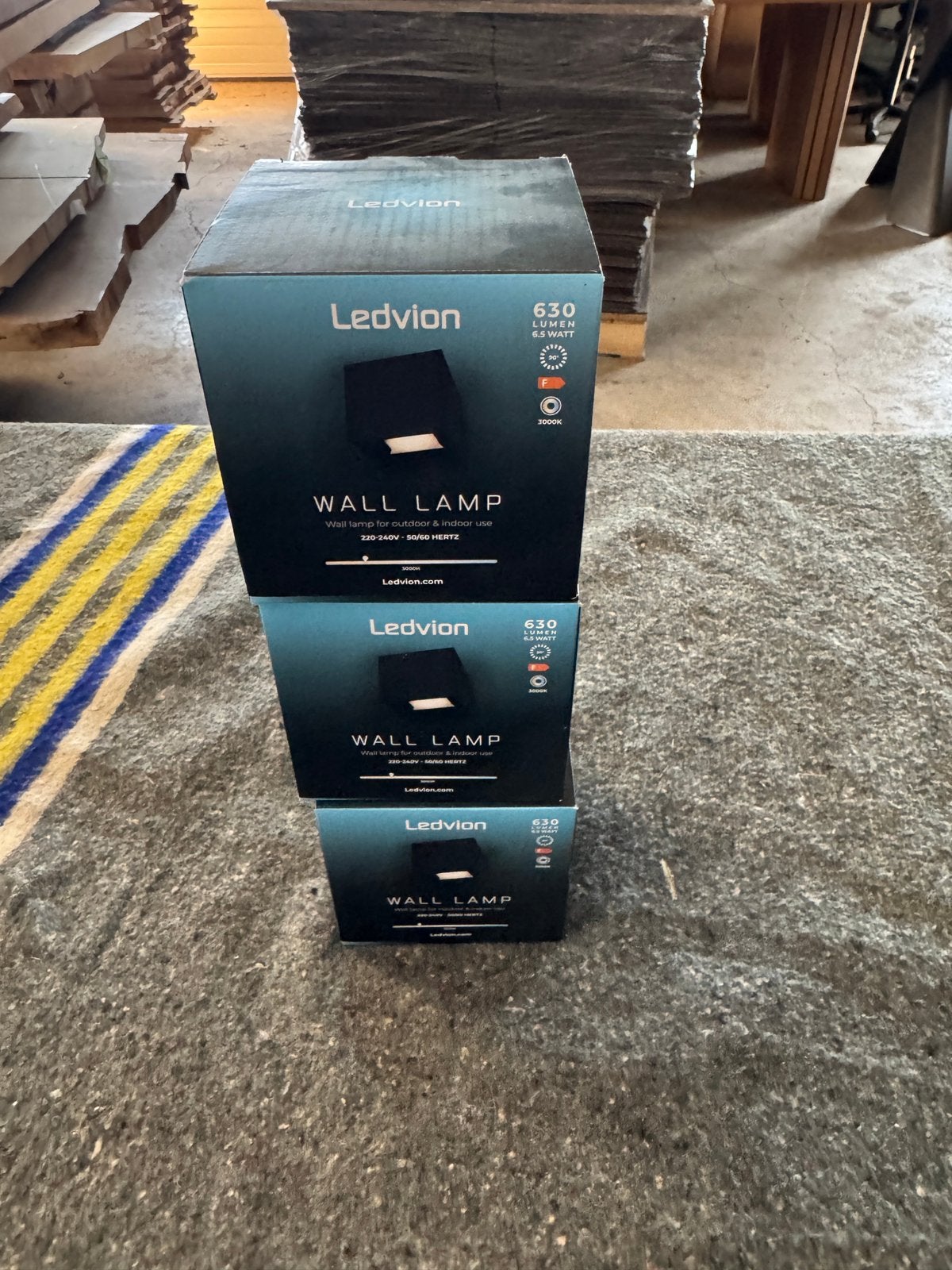 Wandlamp ledvion, Ophalen of Verzenden, Nieuw, Wandlamp, Zwart