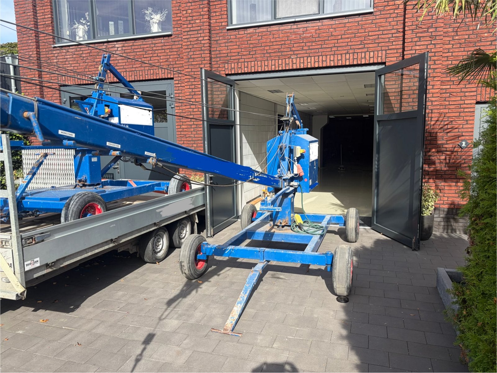 Te koop: Lijmkraan/warrybok/ extra lange mast, Ophalen of Verzenden